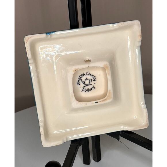 VTG 1990s Postmodern English Country Pottery Trivet Jennifer Eerdsmans - Picture 4 of 8